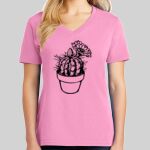 Ladies Core Cotton V Neck Tee Thumbnail