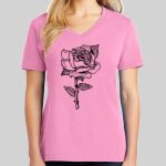Ladies Core Cotton V Neck Tee Thumbnail