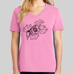 Ladies Core Cotton V Neck Tee Thumbnail