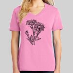 Ladies Core Cotton V Neck Tee Thumbnail