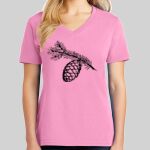 Ladies Core Cotton V Neck Tee Thumbnail