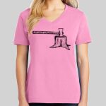 Ladies Core Cotton V Neck Tee Thumbnail