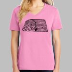 Ladies Core Cotton V Neck Tee Thumbnail