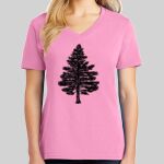 Ladies Core Cotton V Neck Tee Thumbnail