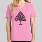 Ladies Core Cotton V Neck Tee Thumbnail