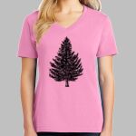 Ladies Core Cotton V Neck Tee Thumbnail