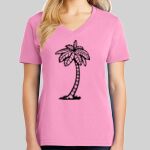 Ladies Core Cotton V Neck Tee Thumbnail