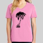 Ladies Core Cotton V Neck Tee Thumbnail