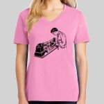 Ladies Core Cotton V Neck Tee Thumbnail