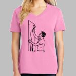 Ladies Core Cotton V Neck Tee Thumbnail