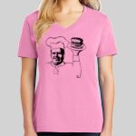 Ladies Core Cotton V Neck Tee Thumbnail