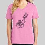 Ladies Core Cotton V Neck Tee Thumbnail