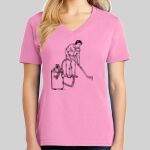 Ladies Core Cotton V Neck Tee Thumbnail