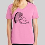Ladies Core Cotton V Neck Tee Thumbnail