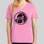 Ladies Core Cotton V Neck Tee Thumbnail