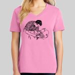 Ladies Core Cotton V Neck Tee Thumbnail