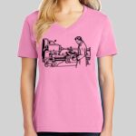 Ladies Core Cotton V Neck Tee Thumbnail