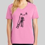 Ladies Core Cotton V Neck Tee Thumbnail