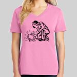Ladies Core Cotton V Neck Tee Thumbnail
