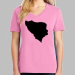 Ladies Core Cotton V Neck Tee Thumbnail