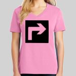 Ladies Core Cotton V Neck Tee Thumbnail