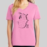 Ladies Core Cotton V Neck Tee Thumbnail