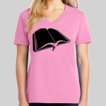 Ladies Core Cotton V Neck Tee Thumbnail