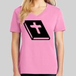 Ladies Core Cotton V Neck Tee Thumbnail