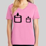 Ladies Core Cotton V Neck Tee Thumbnail