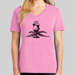 Ladies Core Cotton V Neck Tee Thumbnail