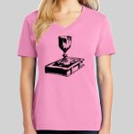 Ladies Core Cotton V Neck Tee Thumbnail