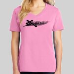 Ladies Core Cotton V Neck Tee Thumbnail