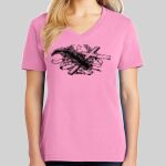 Ladies Core Cotton V Neck Tee Thumbnail