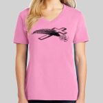 Ladies Core Cotton V Neck Tee Thumbnail