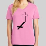 Ladies Core Cotton V Neck Tee Thumbnail