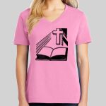 Ladies Core Cotton V Neck Tee Thumbnail