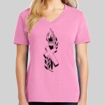 Ladies Core Cotton V Neck Tee Thumbnail
