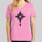 Ladies Core Cotton V Neck Tee Thumbnail