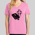 Ladies Core Cotton V Neck Tee Thumbnail