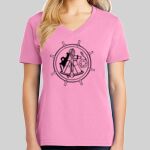 Ladies Core Cotton V Neck Tee Thumbnail