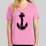 Ladies Core Cotton V Neck Tee Thumbnail