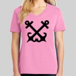 Ladies Core Cotton V Neck Tee Thumbnail