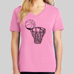 Ladies Core Cotton V Neck Tee Thumbnail