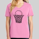 Ladies Core Cotton V Neck Tee Thumbnail