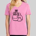 Ladies Core Cotton V Neck Tee Thumbnail