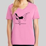 Ladies Core Cotton V Neck Tee Thumbnail