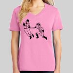 Ladies Core Cotton V Neck Tee Thumbnail