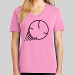 Ladies Core Cotton V Neck Tee Thumbnail