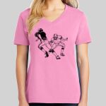 Ladies Core Cotton V Neck Tee Thumbnail