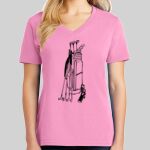 Ladies Core Cotton V Neck Tee Thumbnail